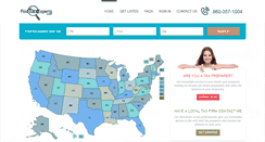 Desktop Screenshot of findtaxexperts.com